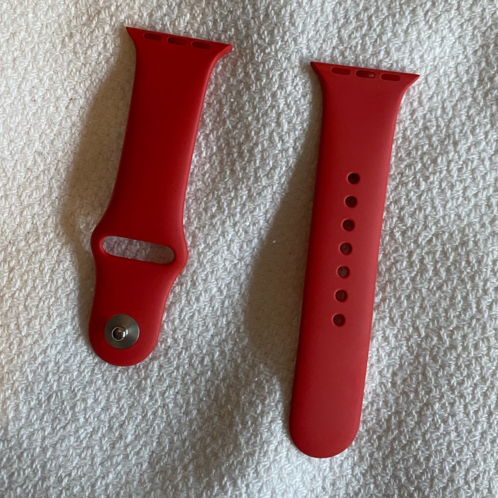 Red S/M Apple Watch band